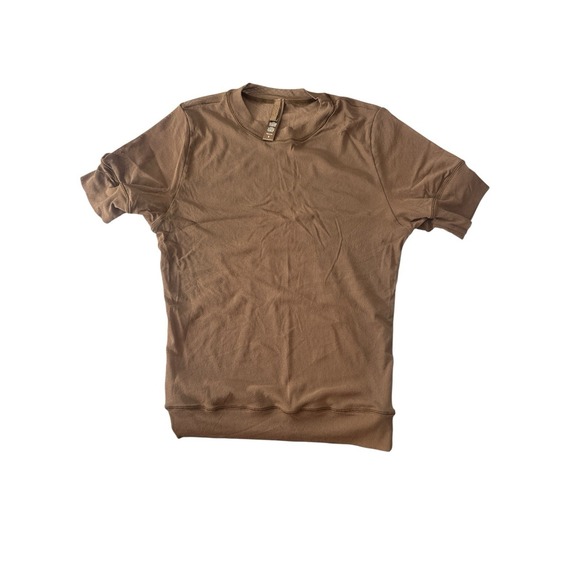SKIMS Tops - Skims Sommer Mesh T-Shirt Sienna Brown Medium NWOT